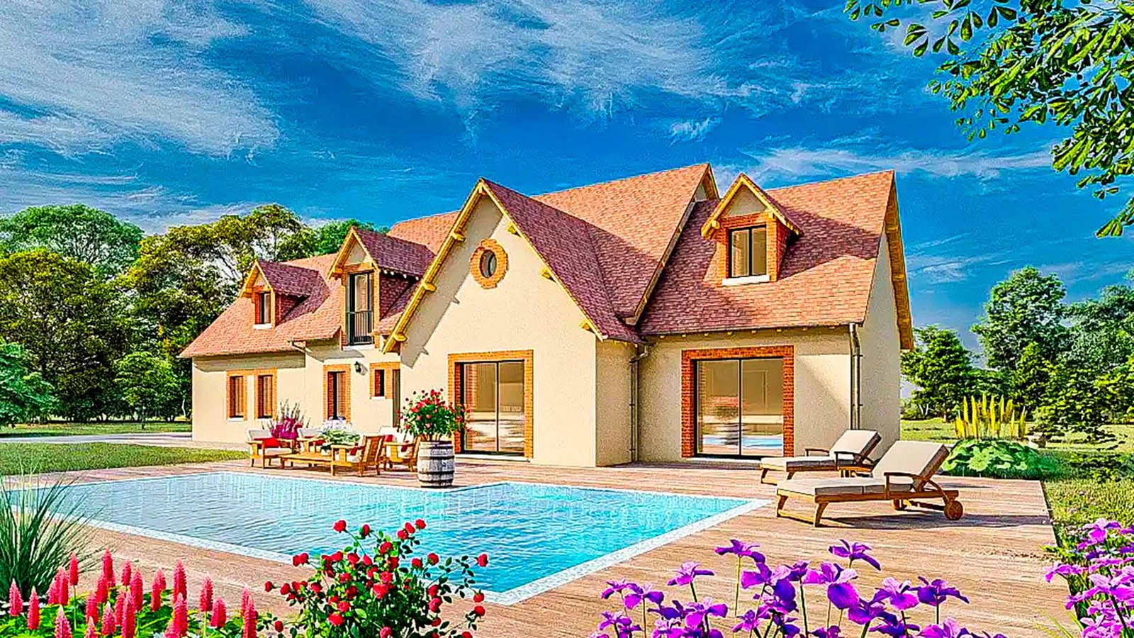 Maison traditionnelle en Loir-et-Cher - Style authentique région 41