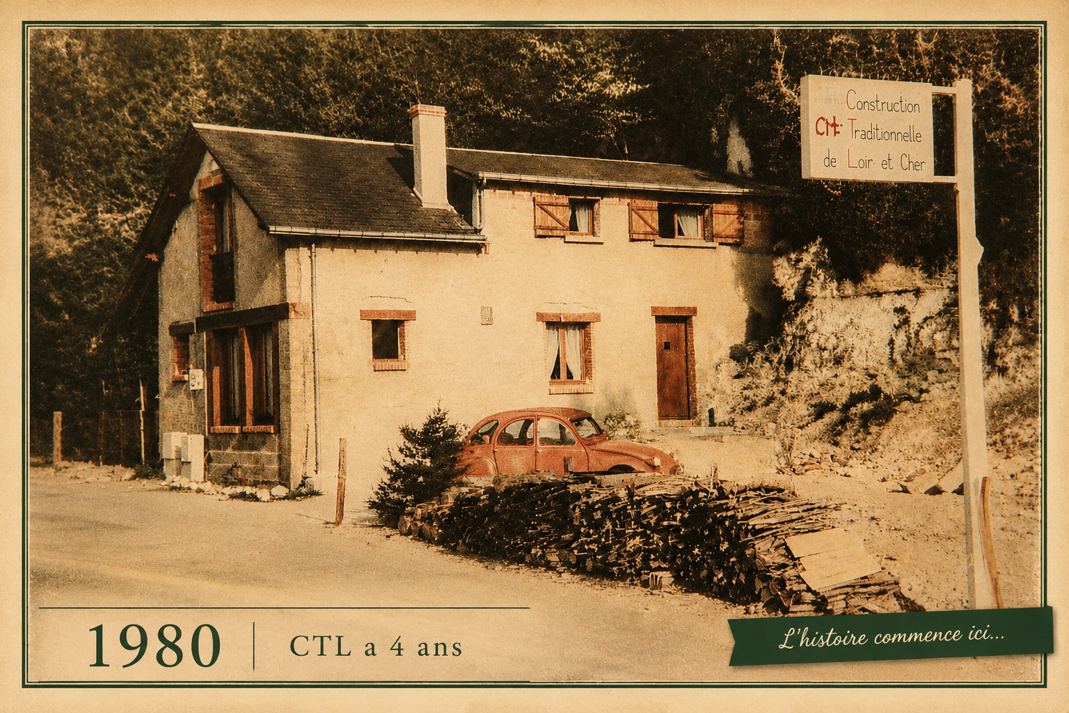 Le bureau CTL en 1980 — l'entreprise n'a alors que quatre ans.