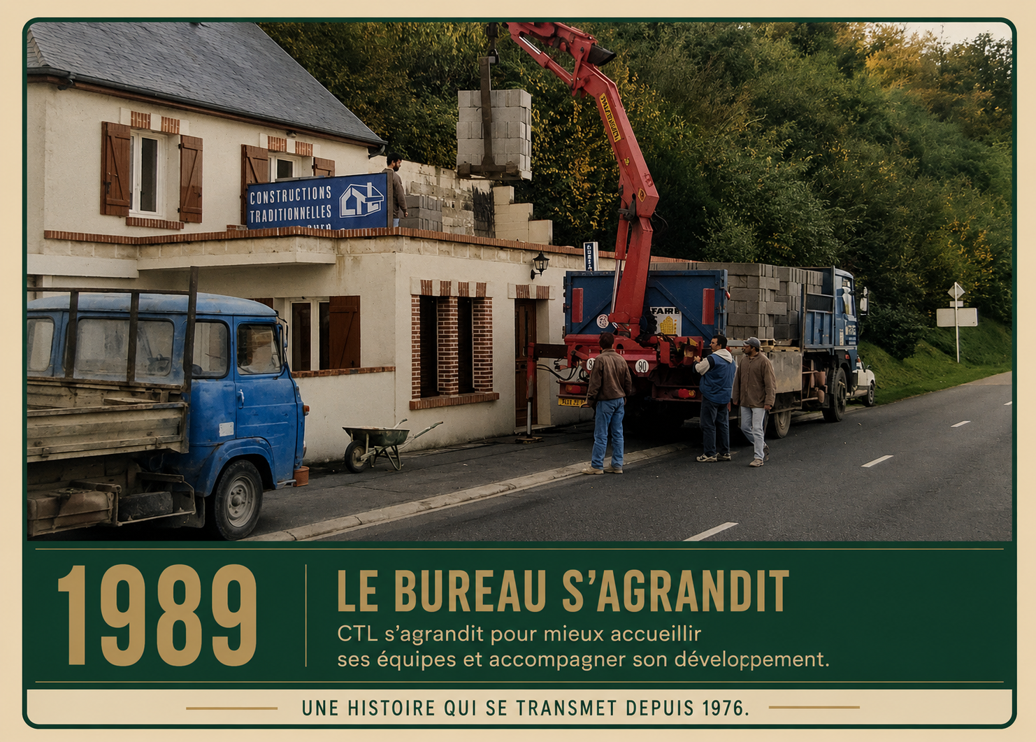 Le bureau s'agrandit