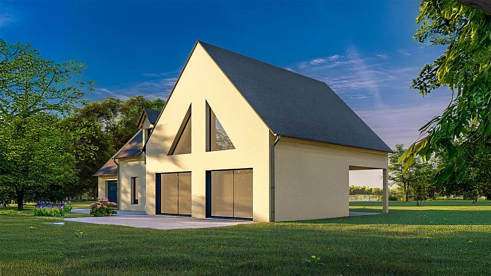 Plan Maison-Candé — Étage 140m²