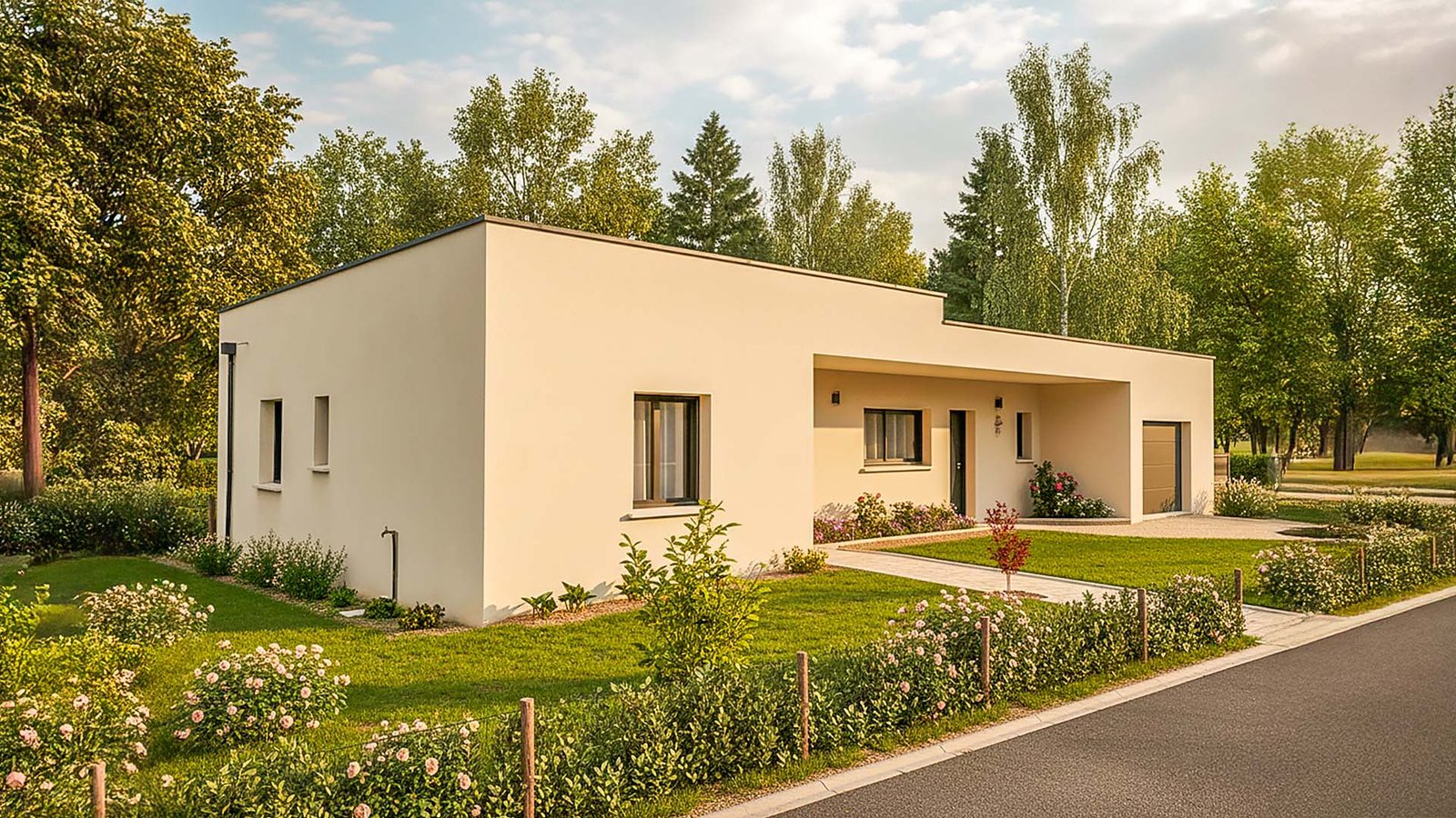 Maison moderne contemporaine - Toit plat RE2020 Loir-et-Cher