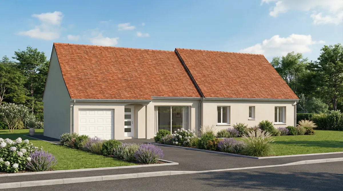 Maison plain-pied sur-mesure conçue par Maisons CTL en Loir-et-Cher