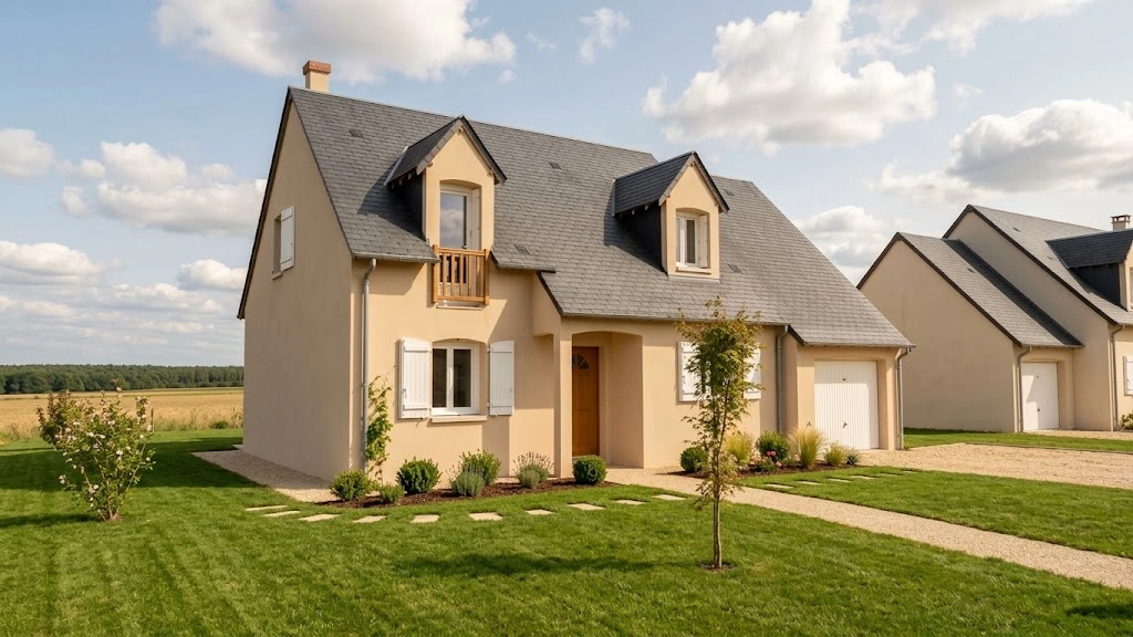 Maison en ardoises à Vendôme