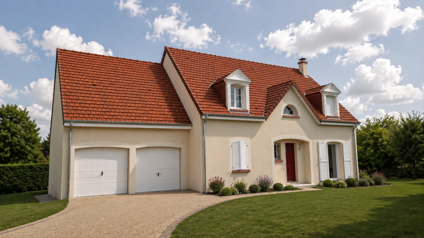 Maison à étage en tuiles à Vendôme